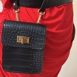 Vintage Inspired Alligator Fanny Pack